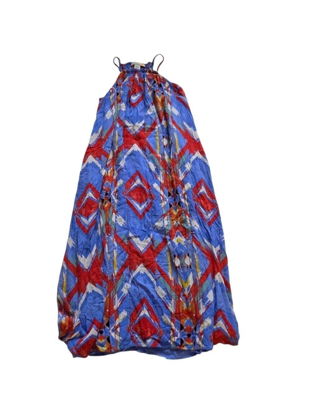 C&C California Boho Geometric Halter Maxi Dress XS